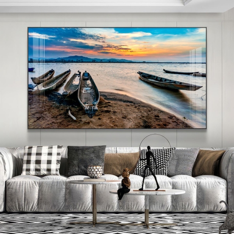 Tranh Tây Nguyên, Ngã 6 Buôn Ma Thuột, Thác - BMT DakLak | Tranh Ngọc Việt - Xưởng Tranh Đẹp Buôn Ma Thuột (BMT) DakLak