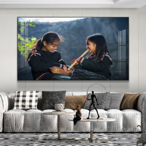 Tranh Tây Nguyên, Ngã 6 Buôn Ma Thuột, Thác - BMT DakLak | Tranh Ngọc Việt - Xưởng Tranh Đẹp Buôn Ma Thuột (BMT) DakLak