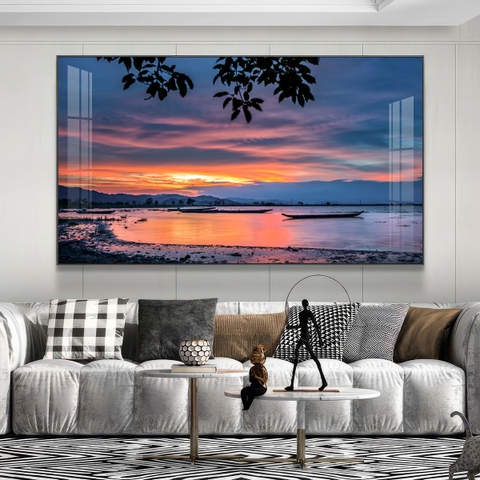 Tranh Tây Nguyên, Ngã 6 Buôn Ma Thuột, Thác - BMT DakLak | Tranh Ngọc Việt - Xưởng Tranh Đẹp Buôn Ma Thuột (BMT) DakLak