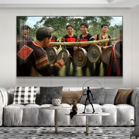 Tranh Tây Nguyên, Ngã 6 Buôn Ma Thuột, Thác - BMT DakLak | Tranh Ngọc Việt - Xưởng Tranh Đẹp Buôn Ma Thuột (BMT) DakLak