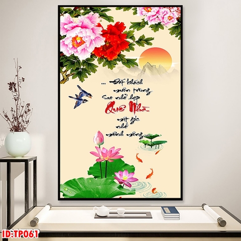 Tranh Chữ Thư Pháp | Tranh Ngọc Việt - Đắk Lắk | Tranh Ngọc Việt - Xưởng Tranh Đẹp Buôn Ma Thuột (BMT) DakLak