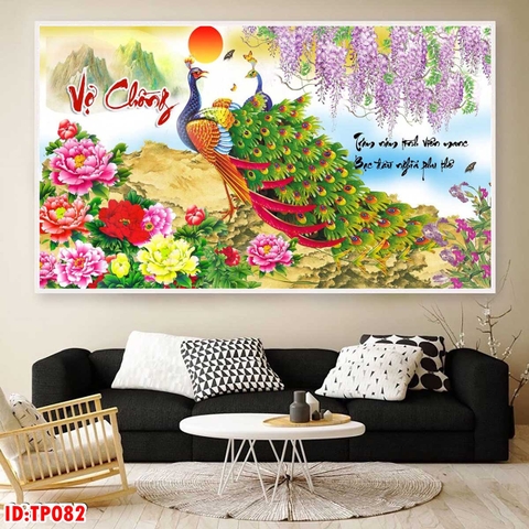 Tranh Chim Công Đẹp | Tranh Ngọc Việt - Đắk Lắk | Tranh Ngọc Việt - Xưởng Tranh Đẹp Buôn Ma Thuột (BMT) DakLak