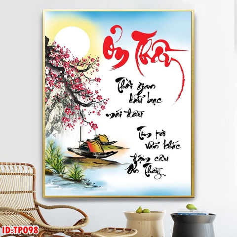 Tranh Tri Ân Thầy Cô Thư Pháp | Tranh Ngọc Việt - Đắk Lắk | Tranh Ngọc Việt - Xưởng Tranh Đẹp Buôn Ma Thuột (BMT) DakLak