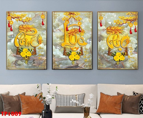 Tranh Phúc Lộc Thọ | Tranh Ngọc Việt - Đắk Lắk | Tranh Ngọc Việt - Xưởng Tranh Đẹp Buôn Ma Thuột (BMT) DakLak