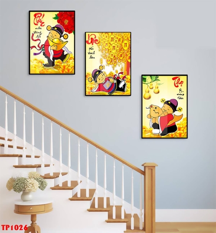 Tranh Phúc Lộc Thọ | Tranh Ngọc Việt - Đắk Lắk | Tranh Ngọc Việt - Xưởng Tranh Đẹp Buôn Ma Thuột (BMT) DakLak