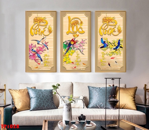 Tranh Phúc Lộc Thọ | Tranh Ngọc Việt - Đắk Lắk | Tranh Ngọc Việt - Xưởng Tranh Đẹp Buôn Ma Thuột (BMT) DakLak