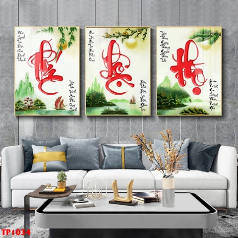 Tranh Phúc Lộc Thọ | Tranh Ngọc Việt - Đắk Lắk | Tranh Ngọc Việt - Xưởng Tranh Đẹp Buôn Ma Thuột (BMT) DakLak