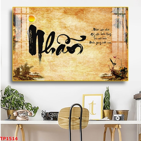 Tranh Chữ Thư Pháp | Tranh Ngọc Việt - Đắk Lắk | Tranh Ngọc Việt - Xưởng Tranh Đẹp Buôn Ma Thuột (BMT) DakLak