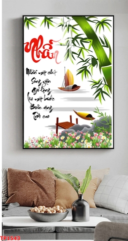 Tranh Chữ Thư Pháp | Tranh Ngọc Việt - Đắk Lắk | Tranh Ngọc Việt - Xưởng Tranh Đẹp Buôn Ma Thuột (BMT) DakLak