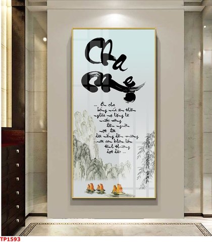 Tranh Chữ Thư Pháp | Tranh Ngọc Việt - Đắk Lắk | Tranh Ngọc Việt - Xưởng Tranh Đẹp Buôn Ma Thuột (BMT) DakLak