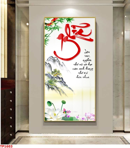 Tranh Chữ Thư Pháp | Tranh Ngọc Việt - Đắk Lắk | Tranh Ngọc Việt - Xưởng Tranh Đẹp Buôn Ma Thuột (BMT) DakLak