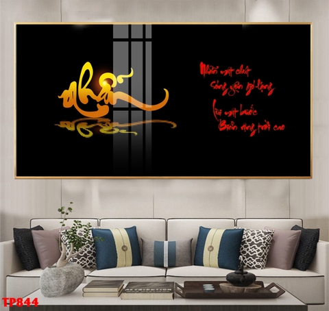 Tranh Chữ Thư Pháp | Tranh Ngọc Việt - Đắk Lắk | Tranh Ngọc Việt - Xưởng Tranh Đẹp Buôn Ma Thuột (BMT) DakLak