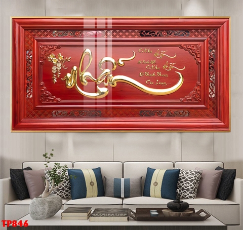 Tranh Chữ Thư Pháp | Tranh Ngọc Việt - Đắk Lắk | Tranh Ngọc Việt - Xưởng Tranh Đẹp Buôn Ma Thuột (BMT) DakLak