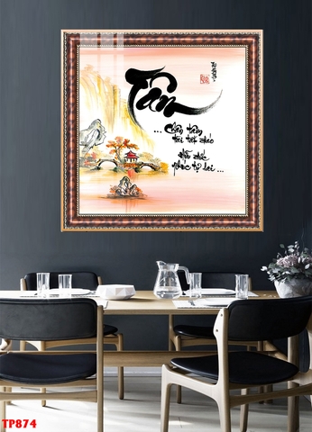 Tranh Chữ Thư Pháp | Tranh Ngọc Việt - Đắk Lắk | Tranh Ngọc Việt - Xưởng Tranh Đẹp Buôn Ma Thuột (BMT) DakLak