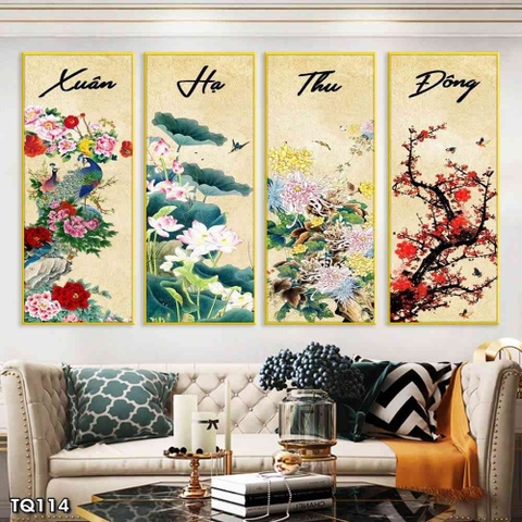 Tranh Tứ Quý Bốn Mùa | Tranh Ngọc Việt - Đắk Lắk | Tranh Ngọc Việt - Xưởng Tranh Đẹp Buôn Ma Thuột (BMT) DakLak