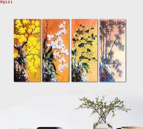 Tranh Tứ Quý Bốn Mùa | Tranh Ngọc Việt - Đắk Lắk | Tranh Ngọc Việt - Xưởng Tranh Đẹp Buôn Ma Thuột (BMT) DakLak