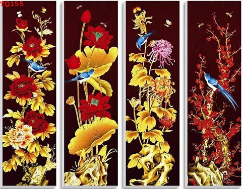 Tranh Tứ Quý Bốn Mùa | Tranh Ngọc Việt - Đắk Lắk | Tranh Ngọc Việt - Xưởng Tranh Đẹp Buôn Ma Thuột (BMT) DakLak