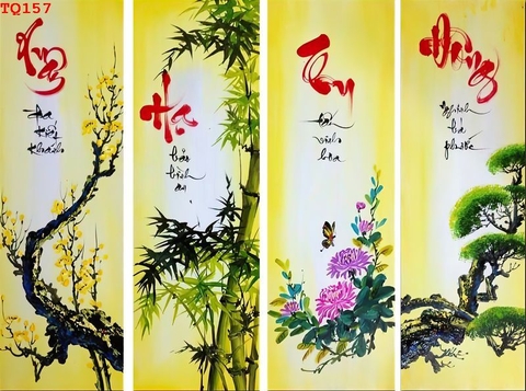 Tranh Tứ Quý Bốn Mùa | Tranh Ngọc Việt - Đắk Lắk | Tranh Ngọc Việt - Xưởng Tranh Đẹp Buôn Ma Thuột (BMT) DakLak