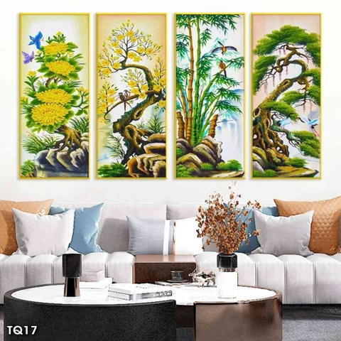 Tranh Tứ Quý Bốn Mùa | Tranh Ngọc Việt - Đắk Lắk | Tranh Ngọc Việt - Xưởng Tranh Đẹp Buôn Ma Thuột (BMT) DakLak