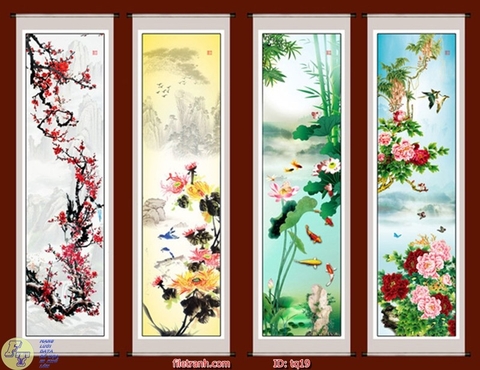Tranh Tứ Quý Bốn Mùa | Tranh Ngọc Việt - Đắk Lắk | Tranh Ngọc Việt - Xưởng Tranh Đẹp Buôn Ma Thuột (BMT) DakLak