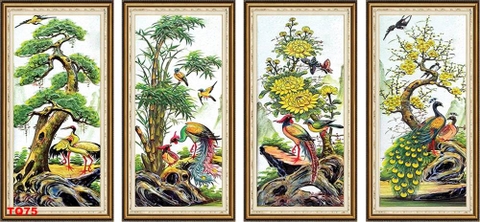 Tranh Tứ Quý Bốn Mùa | Tranh Ngọc Việt - Đắk Lắk | Tranh Ngọc Việt - Xưởng Tranh Đẹp Buôn Ma Thuột (BMT) DakLak