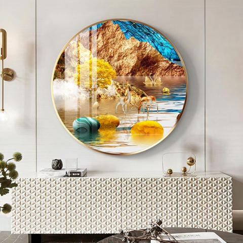 Tranh Tròn Tráng Gương Đẹp | Tranh Ngọc Việt - Đắk Lắk | Tranh Ngọc Việt - Xưởng Tranh Đẹp Buôn Ma Thuột (BMT) DakLak