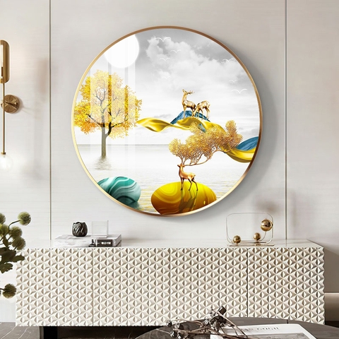 Tranh Tròn Tráng Gương Đẹp | Tranh Ngọc Việt - Đắk Lắk | Tranh Ngọc Việt - Xưởng Tranh Đẹp Buôn Ma Thuột (BMT) DakLak