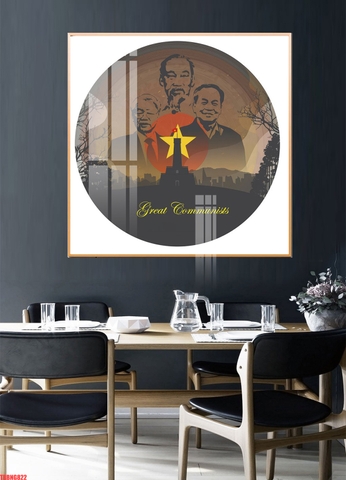 Tranh Bác Hồ - Bác Giáp - Bác Trọng | Tranh Ngọc Việt - Đắk Lắk | Tranh Ngọc Việt - Xưởng Tranh Đẹp Buôn Ma Thuột (BMT) DakLak