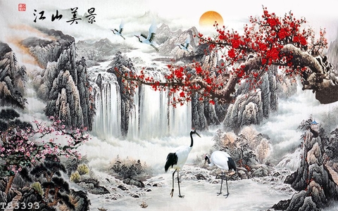 Tranh Thủy Mặc Trung Hoa | Tranh Ngọc Việt - Đắk Lắk | Tranh Ngọc Việt - Xưởng Tranh Đẹp Buôn Ma Thuột (BMT) DakLak