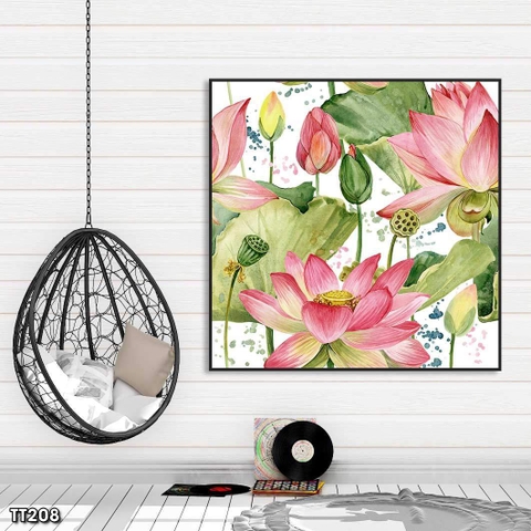 Tranh Hoa Sen Đẹp | Tranh Ngọc Việt - Đắk Lắk | Tranh Ngọc Việt - Xưởng Tranh Đẹp Buôn Ma Thuột (BMT) DakLak