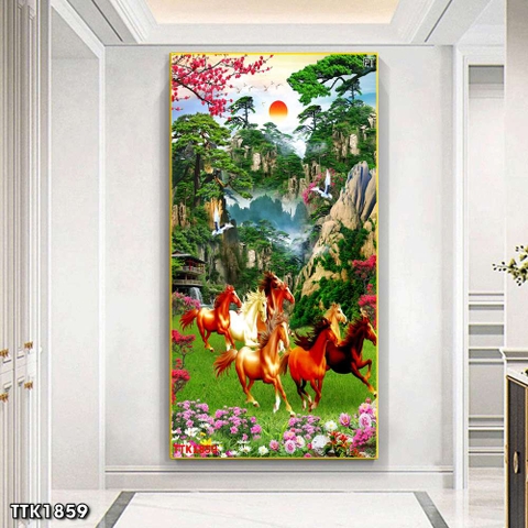 Tranh Mã Đáo Thành Công | Tranh Ngọc Việt - Đắk Lắk | Tranh Ngọc Việt - Xưởng Tranh Đẹp Buôn Ma Thuột (BMT) DakLak