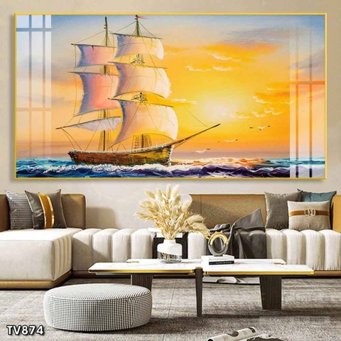 Tranh Thuận Buồm Xuôi Gió | Tranh Ngọc Việt - Đắk Lắk | Tranh Ngọc Việt - Xưởng Tranh Đẹp Buôn Ma Thuột (BMT) DakLak