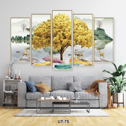 Bộ 5 Tranh Ghép Đẹp, Sang | Tranh Ngọc Việt - Đắk Lắk | Tranh Ngọc Việt - Xưởng Tranh Đẹp Buôn Ma Thuột (BMT) DakLak