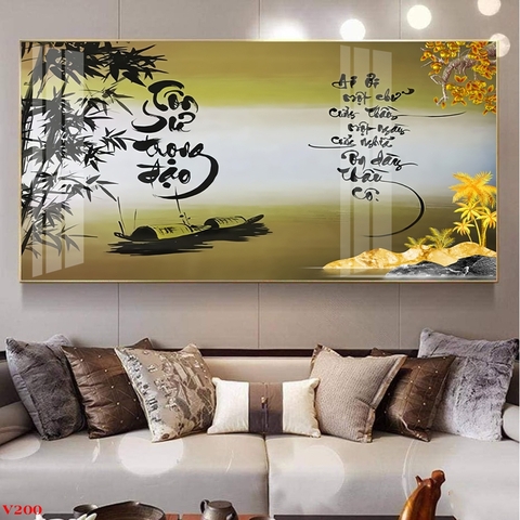 Tranh Tri Ân Thầy Cô Thư Pháp | Tranh Ngọc Việt - Đắk Lắk | Tranh Ngọc Việt - Xưởng Tranh Đẹp Buôn Ma Thuột (BMT) DakLak