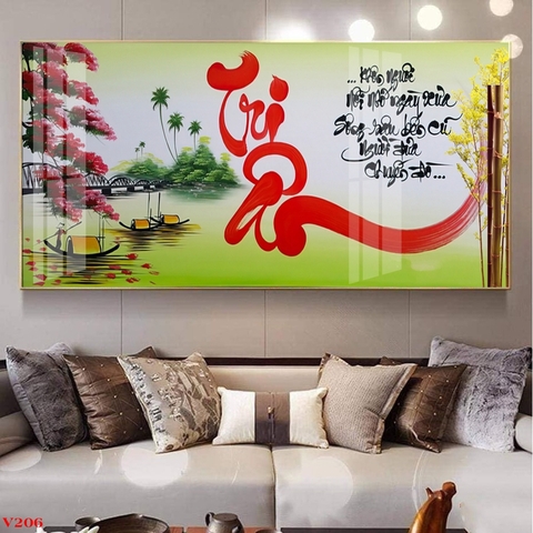 Tranh Tri Ân Thầy Cô Thư Pháp | Tranh Ngọc Việt - Đắk Lắk | Tranh Ngọc Việt - Xưởng Tranh Đẹp Buôn Ma Thuột (BMT) DakLak