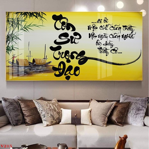 Tranh Tri Ân Thầy Cô Thư Pháp | Tranh Ngọc Việt - Đắk Lắk | Tranh Ngọc Việt - Xưởng Tranh Đẹp Buôn Ma Thuột (BMT) DakLak