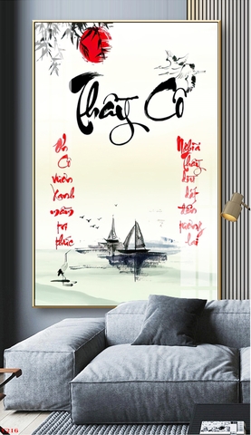 Tranh Tri Ân Thầy Cô Thư Pháp | Tranh Ngọc Việt - Đắk Lắk | Tranh Ngọc Việt - Xưởng Tranh Đẹp Buôn Ma Thuột (BMT) DakLak