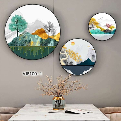Bộ 3 Tranh Tròn Mới | Tranh Ngọc Việt - Đắk Lắk | Tranh Ngọc Việt - Xưởng Tranh Đẹp Buôn Ma Thuột (BMT) DakLak