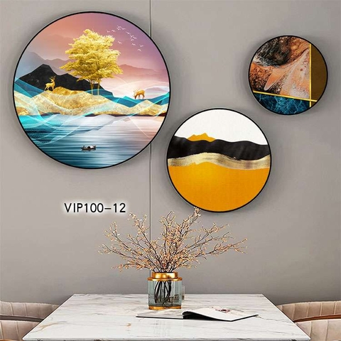 Bộ 3 Tranh Tròn Mới | Tranh Ngọc Việt - Đắk Lắk | Tranh Ngọc Việt - Xưởng Tranh Đẹp Buôn Ma Thuột (BMT) DakLak
