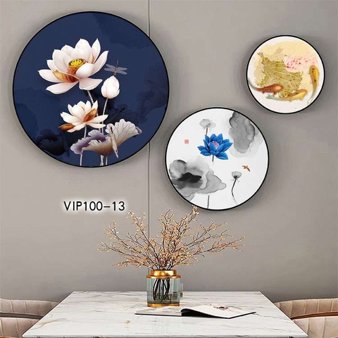 Bộ 3 Tranh Tròn Mới | Tranh Ngọc Việt - Đắk Lắk | Tranh Ngọc Việt - Xưởng Tranh Đẹp Buôn Ma Thuột (BMT) DakLak