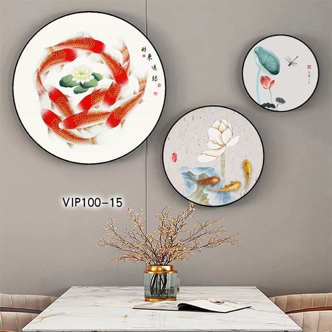 Bộ 3 Tranh Tròn Mới | Tranh Ngọc Việt - Đắk Lắk | Tranh Ngọc Việt - Xưởng Tranh Đẹp Buôn Ma Thuột (BMT) DakLak