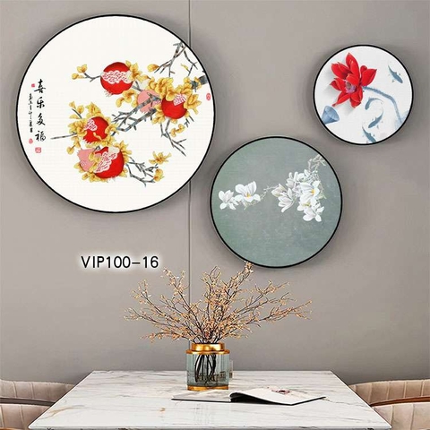 Bộ 3 Tranh Tròn Mới | Tranh Ngọc Việt - Đắk Lắk | Tranh Ngọc Việt - Xưởng Tranh Đẹp Buôn Ma Thuột (BMT) DakLak