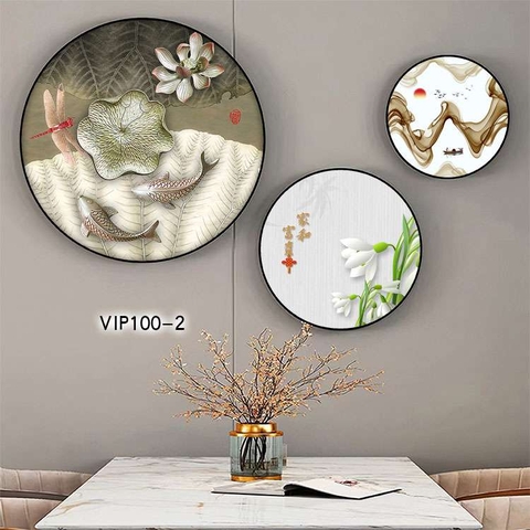 Bộ 3 Tranh Tròn Mới | Tranh Ngọc Việt - Đắk Lắk | Tranh Ngọc Việt - Xưởng Tranh Đẹp Buôn Ma Thuột (BMT) DakLak