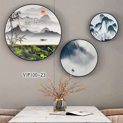 Bộ 3 Tranh Tròn Mới | Tranh Ngọc Việt - Đắk Lắk | Tranh Ngọc Việt - Xưởng Tranh Đẹp Buôn Ma Thuột (BMT) DakLak