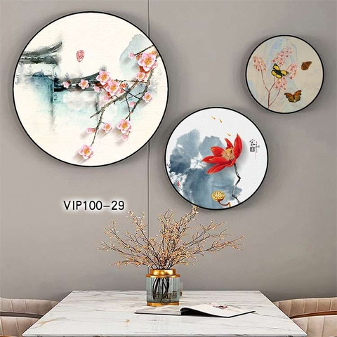 Bộ 3 Tranh Tròn Mới | Tranh Ngọc Việt - Đắk Lắk | Tranh Ngọc Việt - Xưởng Tranh Đẹp Buôn Ma Thuột (BMT) DakLak