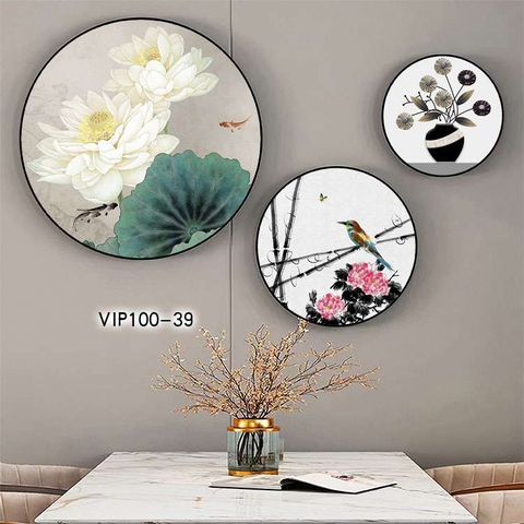 Bộ 3 Tranh Tròn Mới | Tranh Ngọc Việt - Đắk Lắk | Tranh Ngọc Việt - Xưởng Tranh Đẹp Buôn Ma Thuột (BMT) DakLak