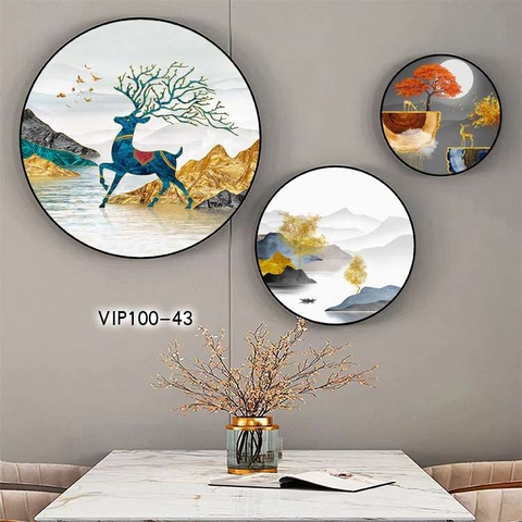 Bộ 3 Tranh Tròn Mới | Tranh Ngọc Việt - Đắk Lắk | Tranh Ngọc Việt - Xưởng Tranh Đẹp Buôn Ma Thuột (BMT) DakLak