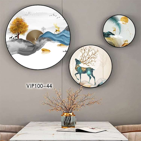 Bộ 3 Tranh Tròn Mới | Tranh Ngọc Việt - Đắk Lắk | Tranh Ngọc Việt - Xưởng Tranh Đẹp Buôn Ma Thuột (BMT) DakLak