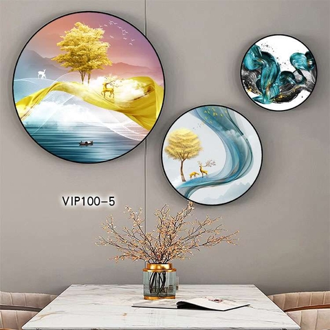 Bộ 3 Tranh Tròn Mới | Tranh Ngọc Việt - Đắk Lắk | Tranh Ngọc Việt - Xưởng Tranh Đẹp Buôn Ma Thuột (BMT) DakLak
