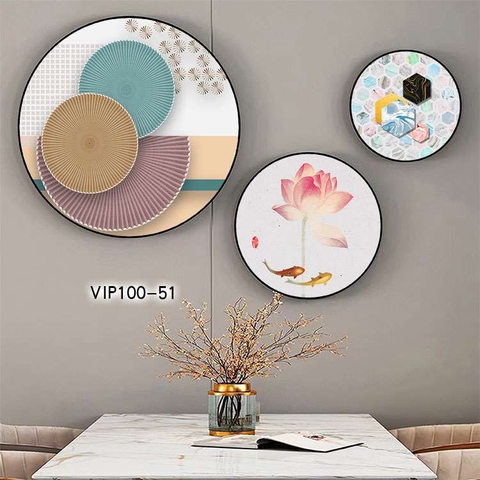 Bộ 3 Tranh Tròn Mới | Tranh Ngọc Việt - Đắk Lắk | Tranh Ngọc Việt - Xưởng Tranh Đẹp Buôn Ma Thuột (BMT) DakLak